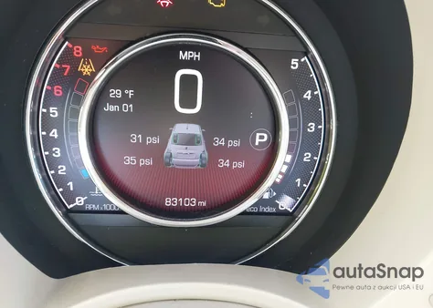 2015 Fiat 500 1957 Edition from USA, damaged, VIN 3C3CFFCR2FT555864